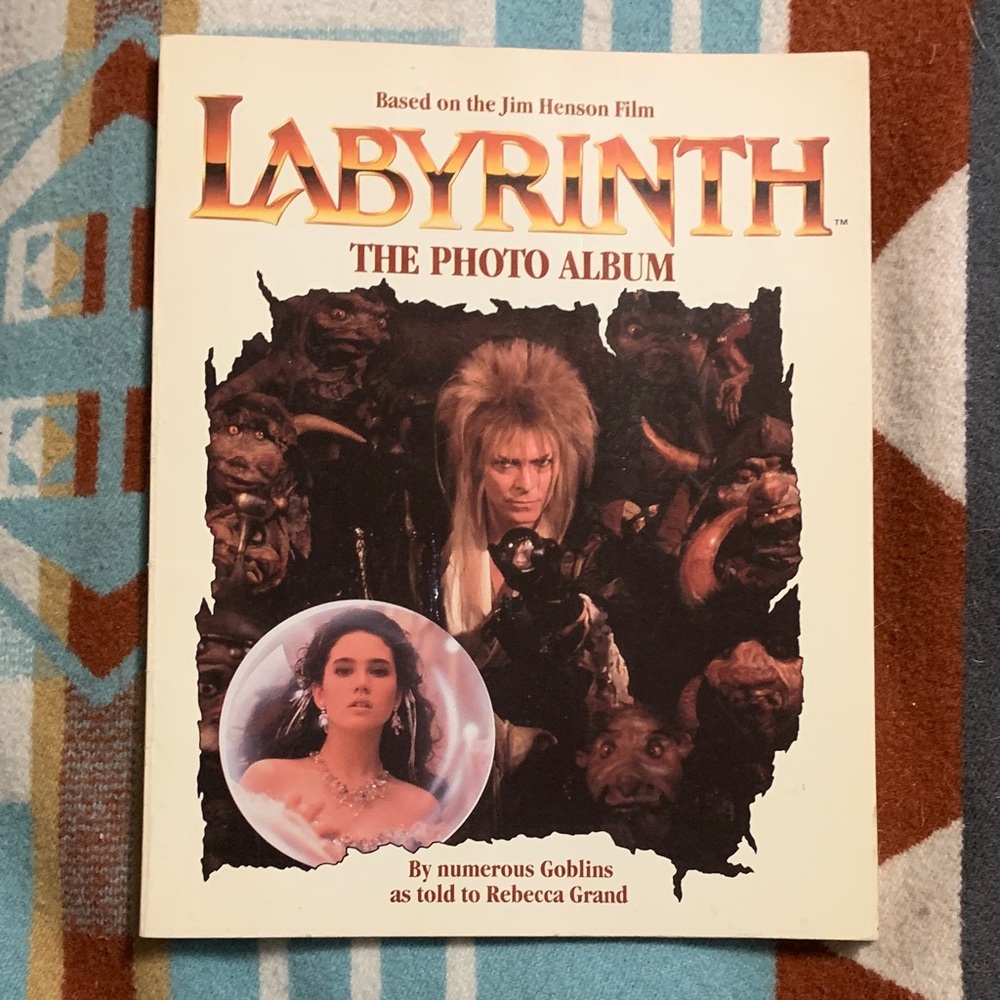 Softcover Photo album of the Jim Henson Film “Labyrinth”